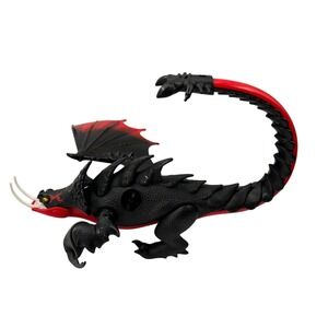 Playmobil Black Dragon Red Belly Fantasy Knights Figure 2019 Collectible 9"
